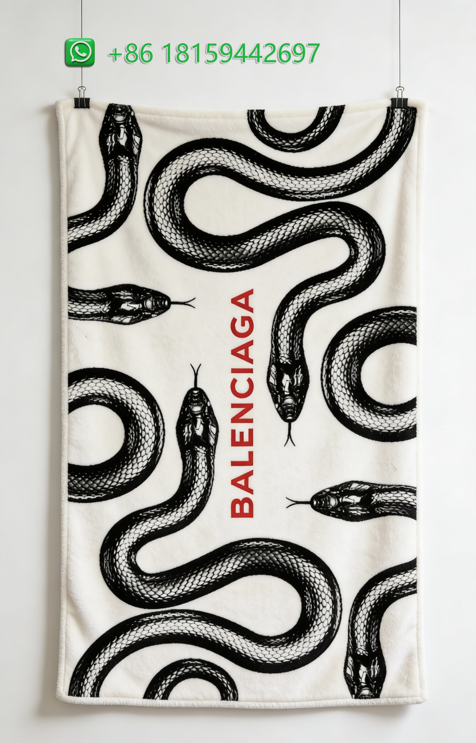 Balenciaga Throw Blankets